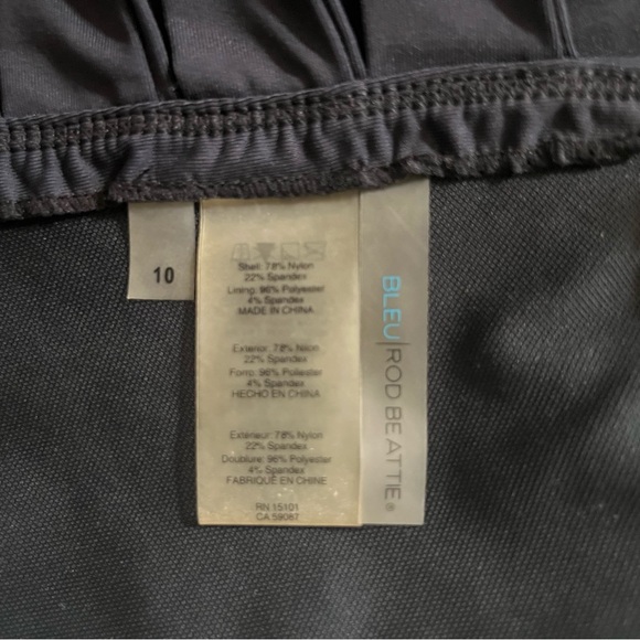 Perfect Black One Piece Swimsuit with Side and Back Cutouts, adjustable straps - Picture 8 of 11